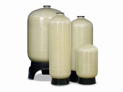 There are FRP water storage tanks in different dimensions.